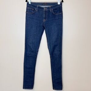 Nudie Skinny Lin Tight Stretch Jeans - Men's Size 30*34 - Blue